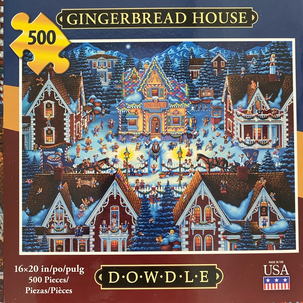 Gingerbread House Puzzle - 500 Pieces
